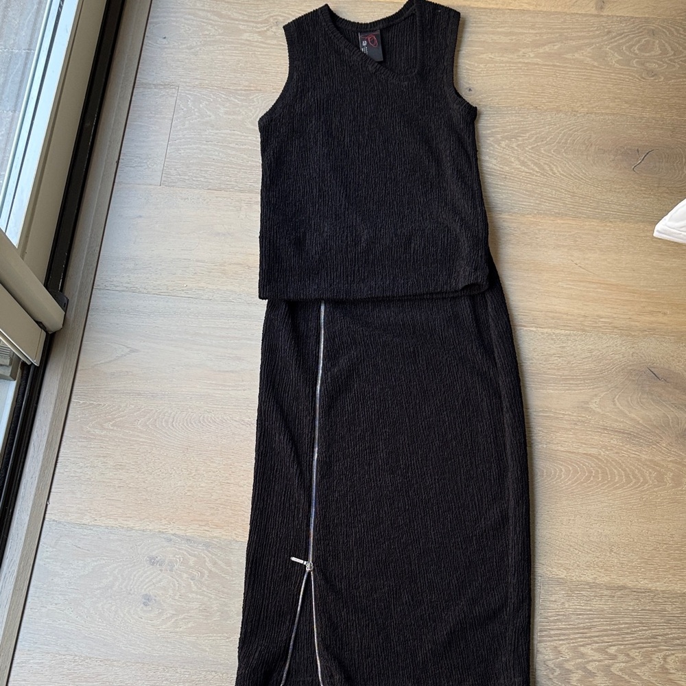 Zero + Maria Cornejo top and skirt